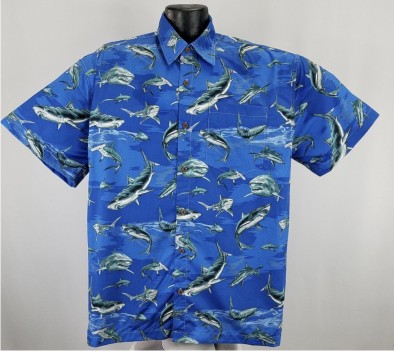 Shark Hawaiian shirt